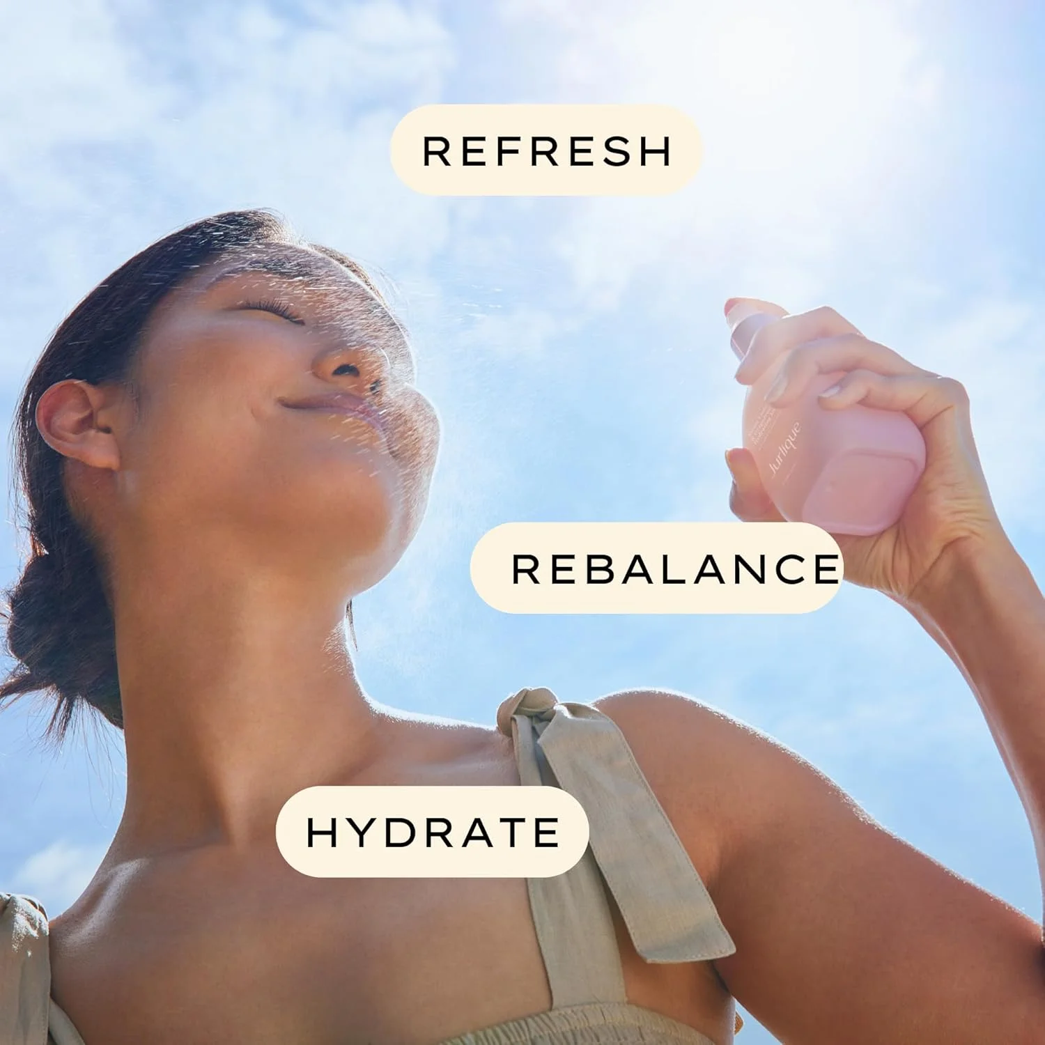 اسپری آبرسان صورت ژورلیک با رایحه بنفشه شیرین و گریپ فروت، 100 میلی لیتر