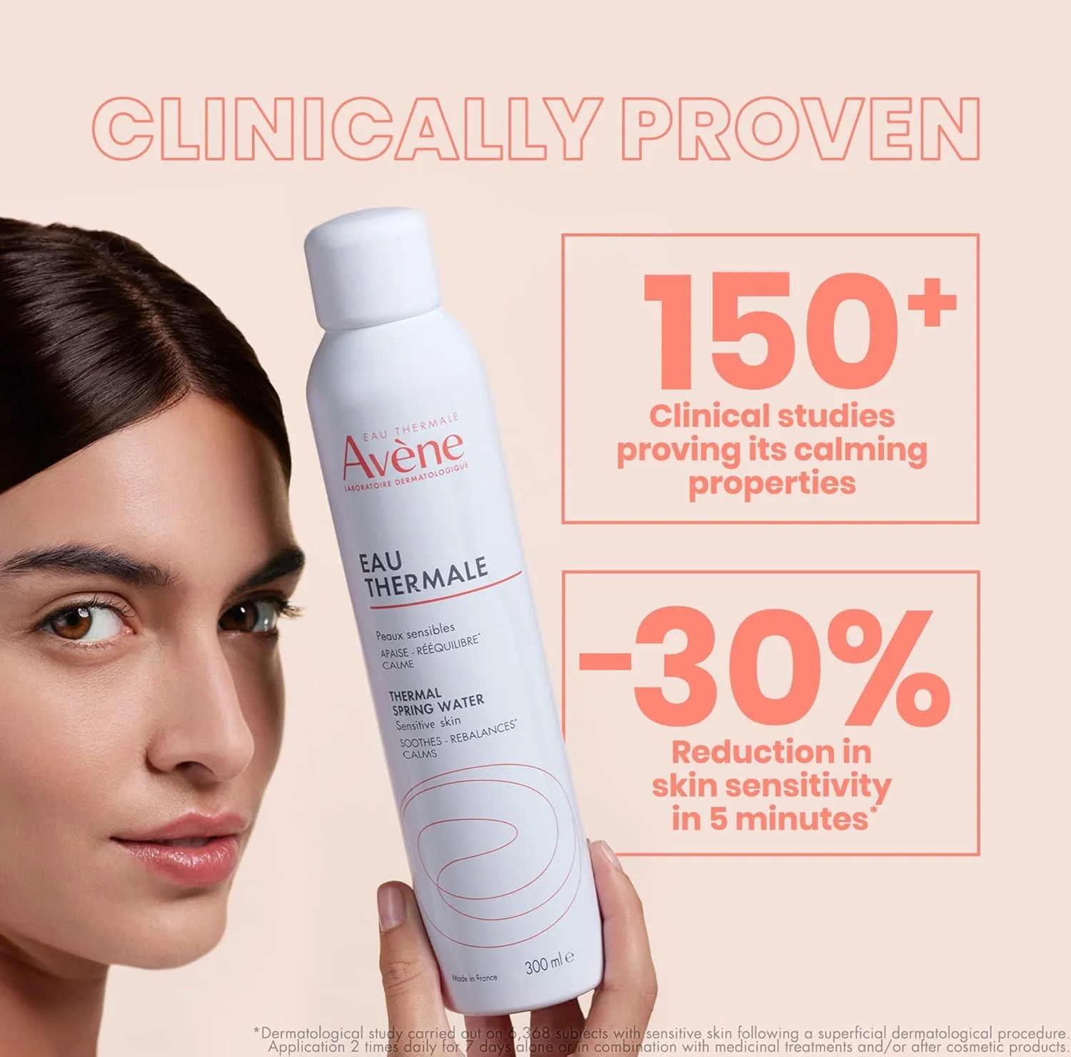 اسپری آب چشمه حرارتی اون، مه پاش صورت آرامش بخش و تسکین دهنده برای پوست حساس، تسکین می دهد، نرم می کند + پوست را آرام می کند، فرموله شده با خواص معدنی و بیولوژیکی 300 میلی لیتر