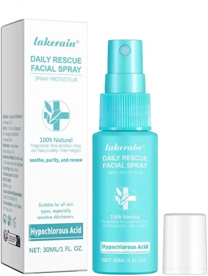 اسپری صورت روزانه NIKITA.VIVI مناسب پوست حساس 30 میلی لیتر، اسپری نجات دهنده صورت حاوی اسید هیپوکلروس، کمک به کاهش قرمزی و جوش، پاک کننده، احیا کننده و تسکین دهنده و متعادل کننده PH پوست صورت