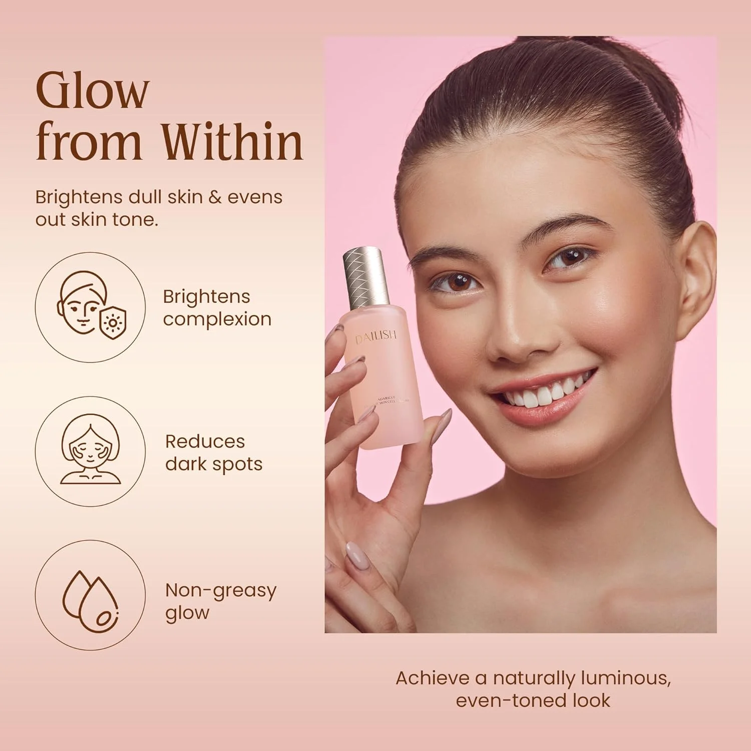 اسپری صورت اگزوزوم کره‌ای – اسپری آبرسان و روشن‌کننده با گرید کلینیکی حاوی 8 برابر هیالورونیک اسید، مرواریدهای سرامید، نیاسینامید و رتینول – مراقبت پیشرفته ضد پیری پوست کره‌ای برای درخشش پوست شیشه‌ای، 100 میلی‌لیتر