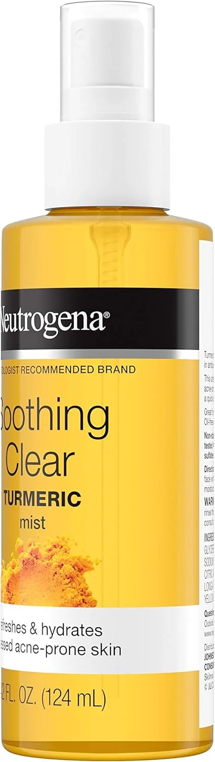 اسپری مه پاش زردچوبه تسکین دهنده و شفاف کننده نوتروژینا، 125 میلی لیتر