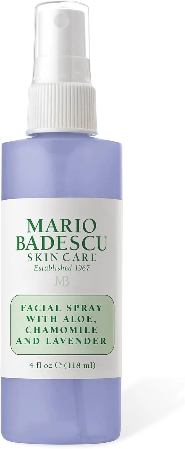 اسپری صورت ماریو بادسکو با آلوئه، بابونه و اسطوخودوس برای انواع پوست | مه صورت که آبرسانی می کند و تعادل و درخشندگی را باز می گرداند | 236 میلی لیتر