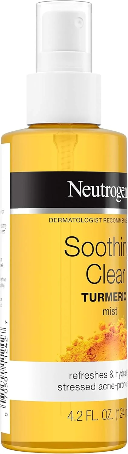 اسپری مه پاش زردچوبه تسکین دهنده و شفاف کننده نوتروژینا، 125 میلی لیتر