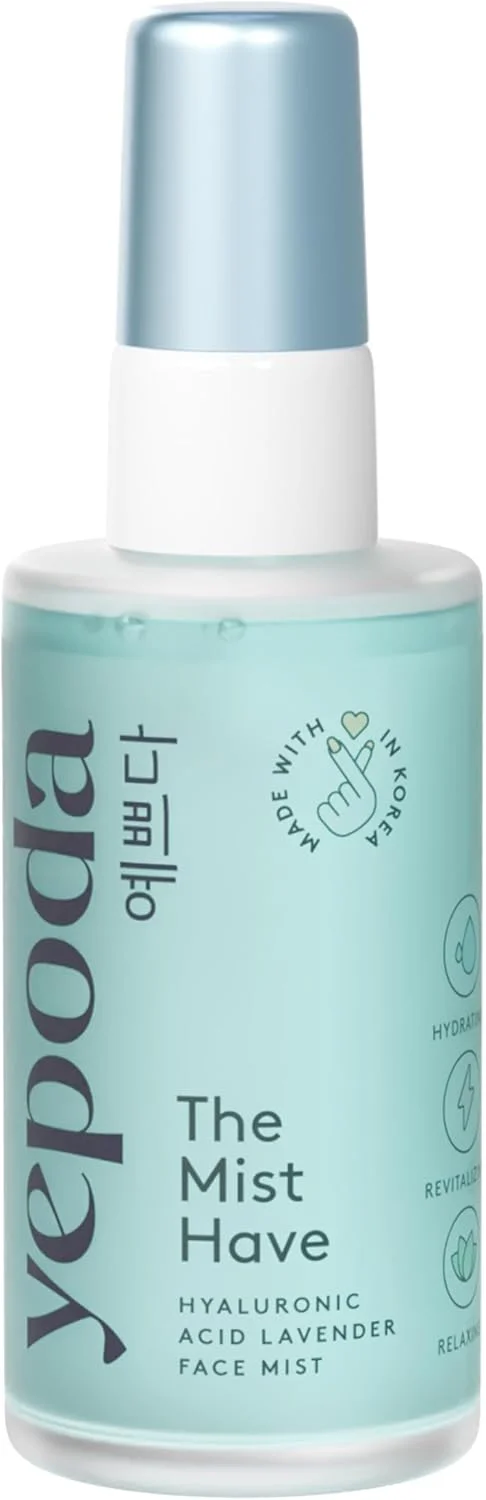 اسپری آبرسان صورت Yepoda The Mist Have، آبرسانی عمیق و احیا کننده پوست، تونر گیاهی کره ای برای انواع پوست، 50 میلی لیتر