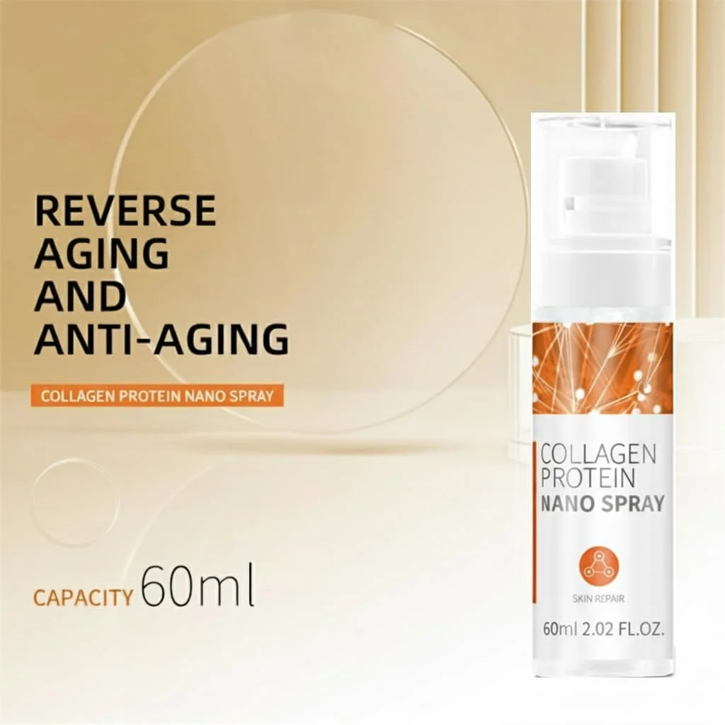 اسپری صورت کلاژن آزونه، مه پاش آبرسان عمیق صورت، اسپری مرطوب کننده ضد پیری برای خطوط ریز و چروک، وگان و بدون تست حیوانی، برای پوست های خشک و کم آب