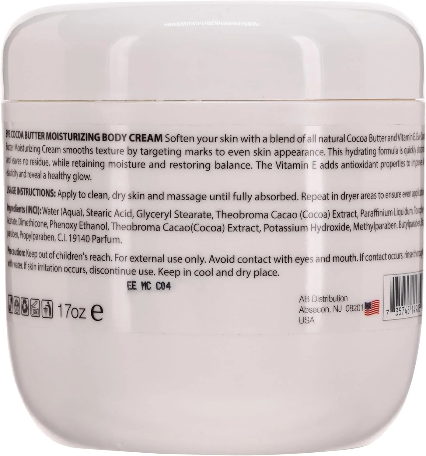 کرم مرطوب کننده بدن حاوی کره کاکائو ایو، 500 میلی لیتر کرم مرطوب کننده بدن حاوی کره کاکائو ایو، 500 میلی لیتر