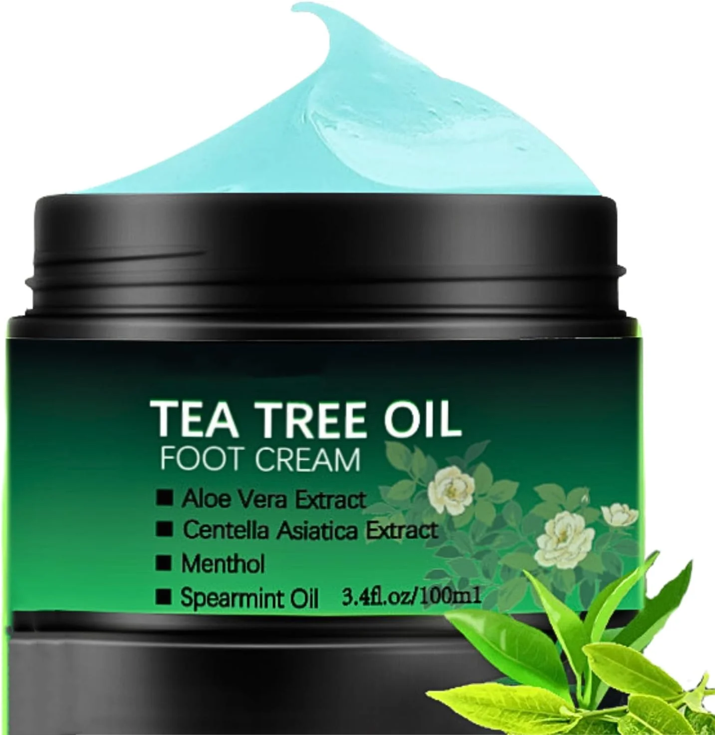 کرم پا حاوی روغن درخت چای برای پاشنه های ترک خورده و پینه بسته، کرم مرطوب کننده پا و دست برای پوست های سخت، درمان ترمیم کننده و نرم کننده عمیق برای پاها، ایده آل برای مراقبت روزانه از پا کرم پا حاوی روغن درخت چای برای پاشنه های ترک خورده و پینه بسته، کرم مرطوب کننده پا و دست برای پوست های سخت، درمان ترمیم کننده و نرم کننده عمیق برای پاها، ایده آل برای مراقبت روزانه از پا