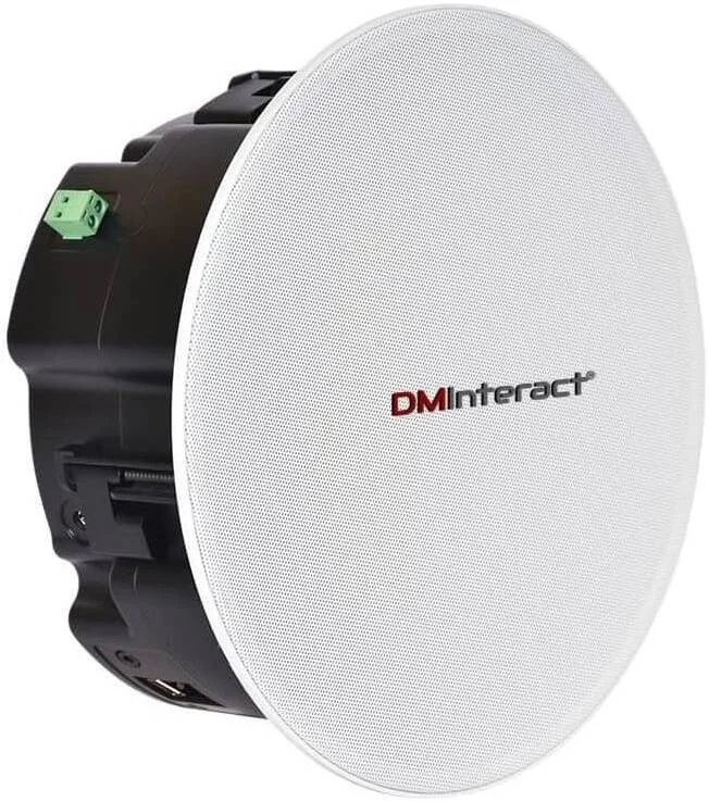 DMInteract DM-CS2، مانیتورهای استودیویی، 6.5 اینچ، 60 وات، بی سیم، چند اتاقه، Wi-Fi، بلوتوث، بلندگوی سقفی اکتیو، کنترل برنامه - جفت، سفید | DM-CS2