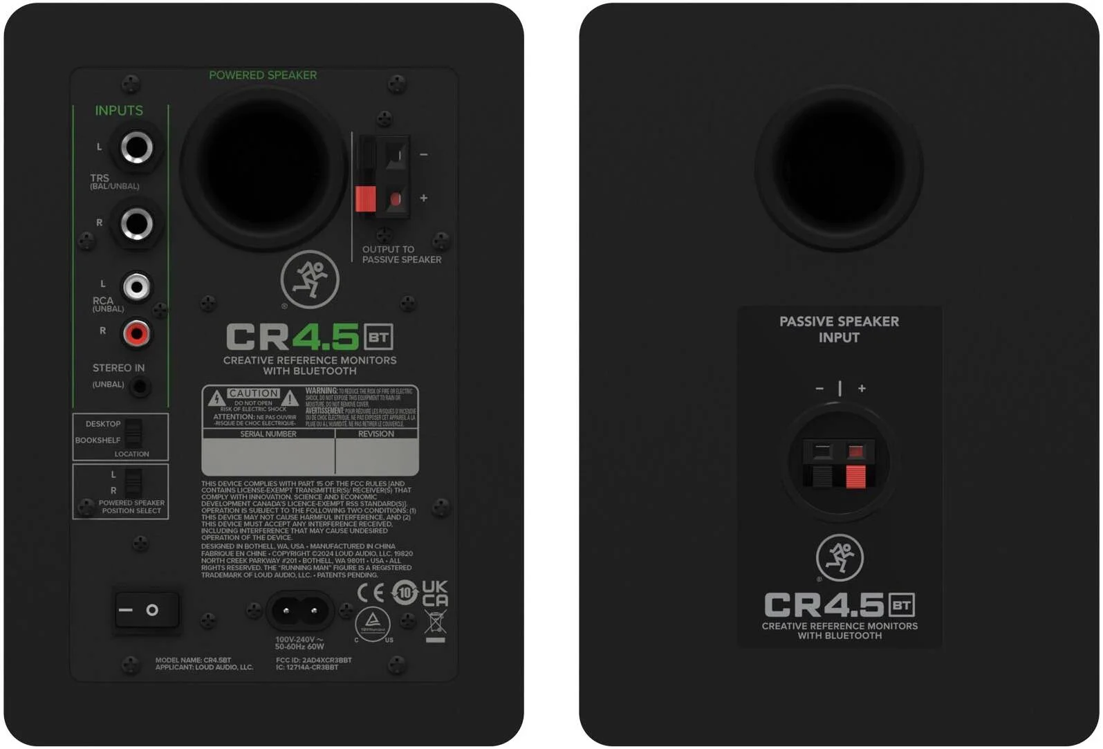 مانیتورهای استودیویی مکی CR4.5BT با کنترل تُن و بلوتوث، ووفر بافته شده 4.5 اینچی، آمپلی فایر کلاس D با توان پیک 50 وات، تیوتر گنبدی ابریشمی با توری محافظ، TRS، RCA و 3.5 میلی متری، مشکی | CR4.5BT مانیتورهای استودیویی مکی CR4.5BT با کنترل تُن و بلوتوث، ووفر بافته شده 4.5 اینچی، آمپلی فایر کلاس D با توان پیک 50 وات، تیوتر گنبدی ابریشمی با توری محافظ، TRS، RCA و 3.5 میلی متری، مشکی | CR4.5BT