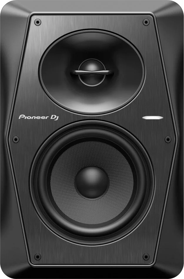 مانیتور استودیویی اکتیو 2-Way پایونیر DJ مدل VM-80، آمپلی‌فایر کلاس D بای-امپ، ووفر 8 اینچی، تیوتر 1 اینچی Soft-Dome، ورودی‌های ترکیبی XLR/TRS و RCA مونو، محفظه MDF و روکش وینیل، تکی، مشکی | VM-80/CMXEG