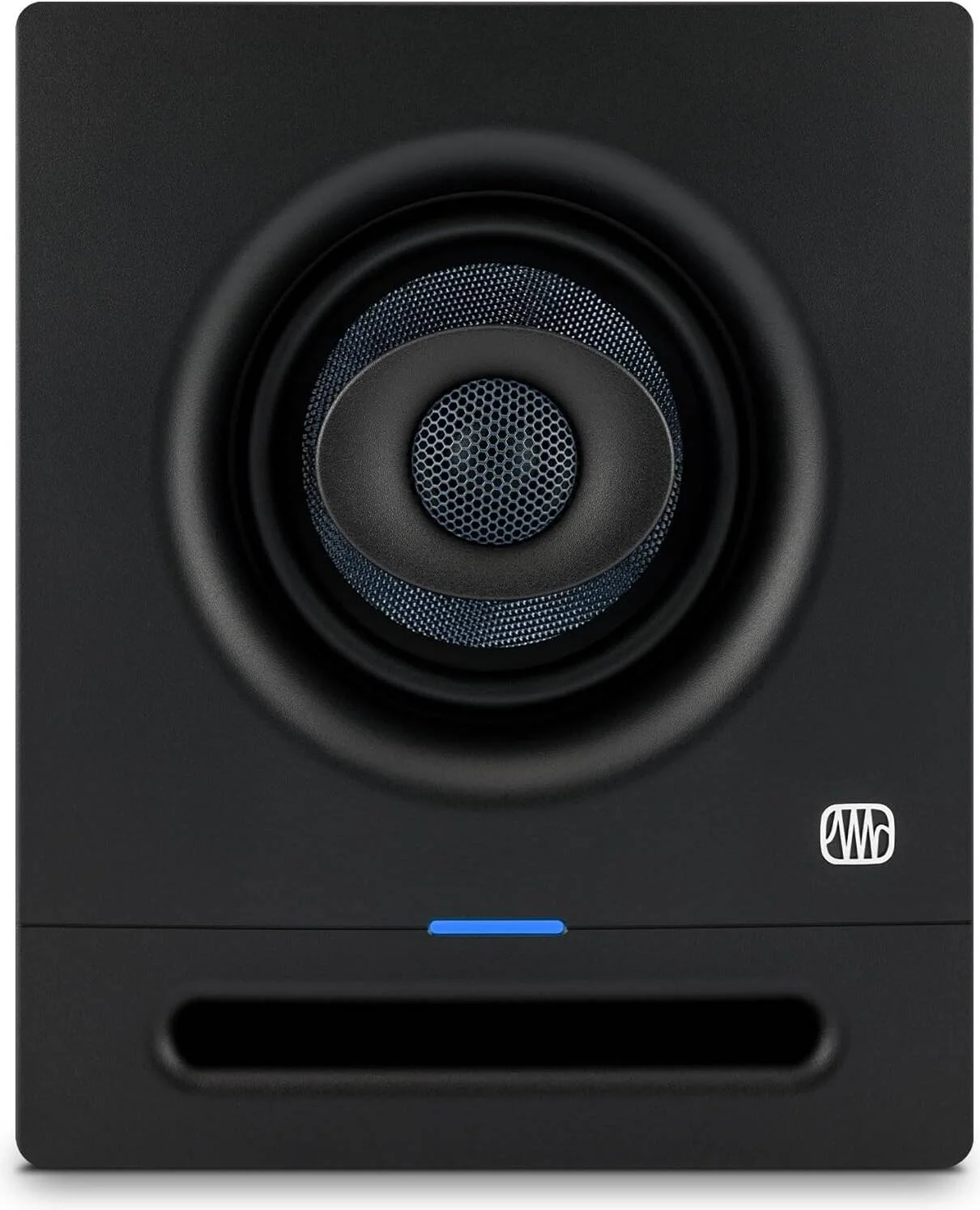 مانیتور استودیویی کواکسیال PreSonus Eris Pro 4 با توان 80 وات، درایور LF کامپوزیت بافته شده 4.5 اینچی، تقویت کننده کلاس AB با توان 80 وات، ورودی های بالانس XLR و 1/4 اینچی TRS در پشت، مشکی | ERIS-PRO-4