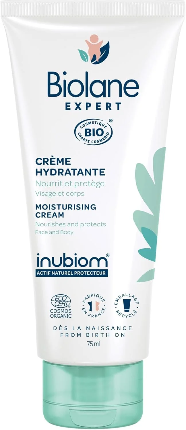 کرم مرطوب کننده ارگانیک Biolane Hydratante برای پوست کودک | ۷۵ میلی لیتر | مغذی صورت و بدن | با رایحه ای ملایم و لطیف کرم مرطوب کننده ارگانیک Biolane Hydratante برای پوست کودک | ۷۵ میلی لیتر | مغذی صورت و بدن | با رایحه ای ملایم و لطیف