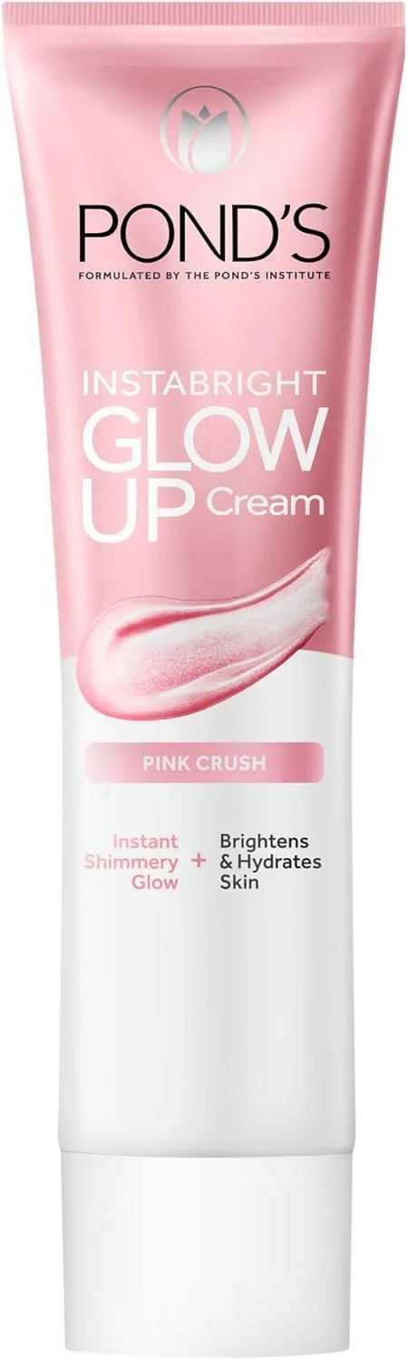 کرم مرطوب کننده صورت روشن کننده پوندز برای پوست درخشان، Pink Crush، 20 گرم کرم مرطوب کننده صورت روشن کننده پوندز برای پوست درخشان، Pink Crush، 20 گرم