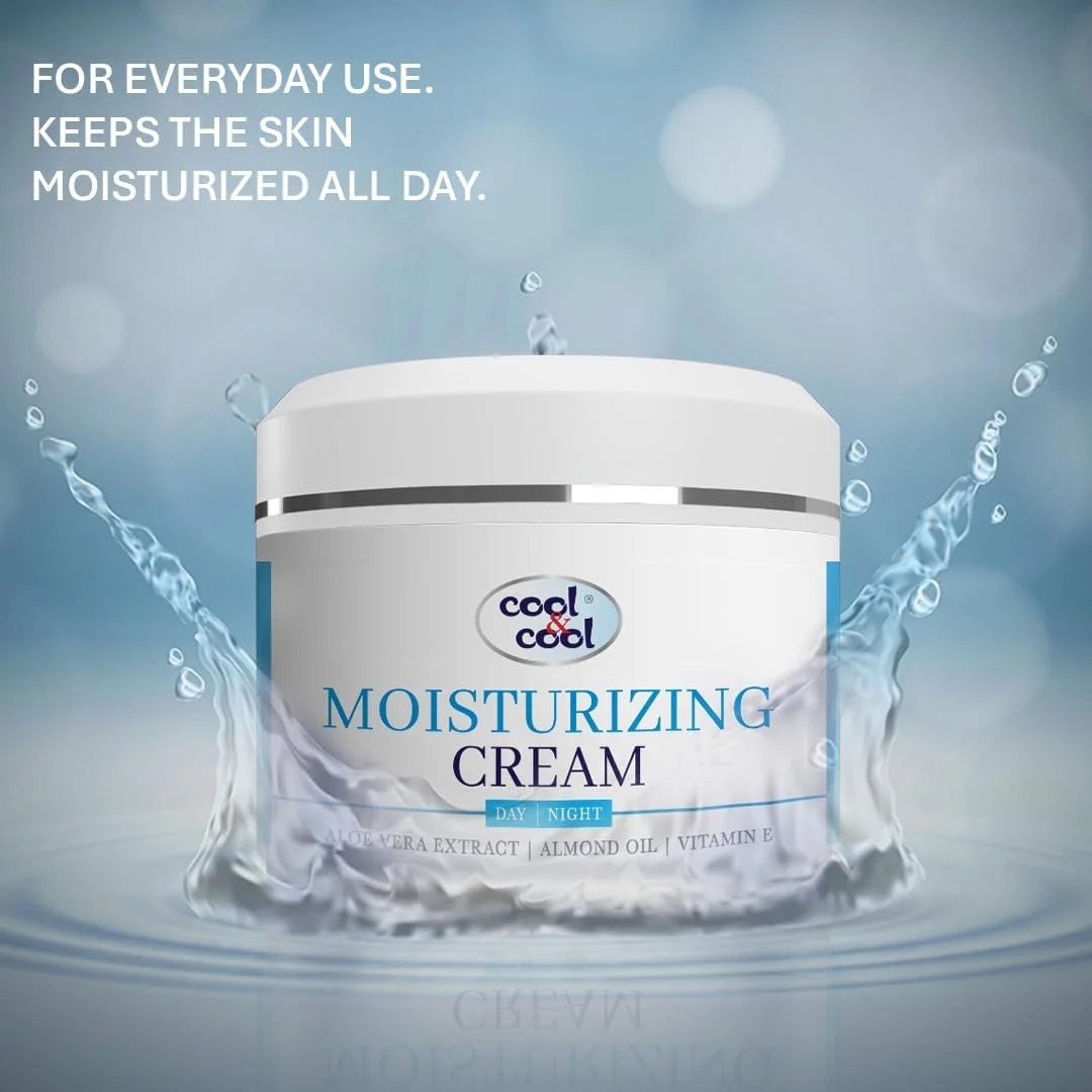کرم مرطوب کننده کول اند کول 50 میلی لیتر - حاوی عصاره آلوئه ورا، روغن بادام، ویتامین ای، کرم آبرسان روز و شب مناسب برای انواع پوست کرم مرطوب کننده کول اند کول 50 میلی لیتر - حاوی عصاره آلوئه ورا، روغن بادام، ویتامین ای، کرم آبرسان روز و شب مناسب برای انواع پوست