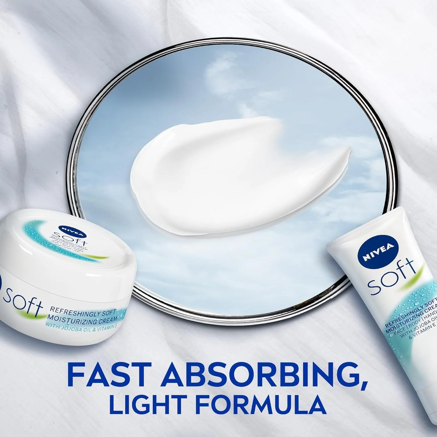 کرم مرطوب کننده نیوآ، نرم کننده و طراوت بخش برای صورت، بدن و دست ها، جذب سریع، بسته 2 عددی 300 میلی لیتری کرم مرطوب کننده نیوآ، نرم کننده و طراوت بخش برای صورت، بدن و دست ها، جذب سریع، بسته 2 عددی 300 میلی لیتری