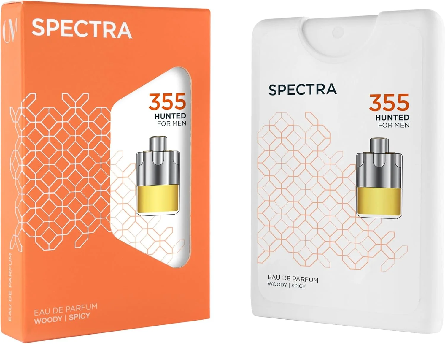 عطر جیبی مردانه اسپکترا پاکت 355 هانتِد - 18 میل