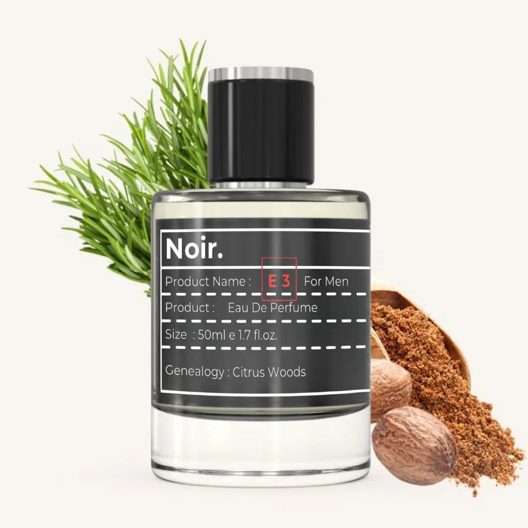 ادکلن مردانه نویر E3 - رایحه چوبی 50 میلی لیتر | هر مردی می خواهد احساس اعتماد به نفس کند | ساخت ترکیه