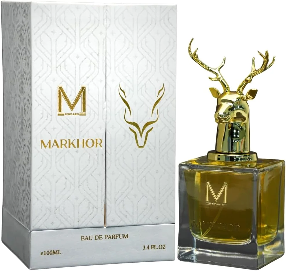 مارخور ادو پرفیوم - عطر مردانه لوکس با رایحه چرمی و ادویه ای | مشک غزال، رزین و عود (100 میلی لیتر)