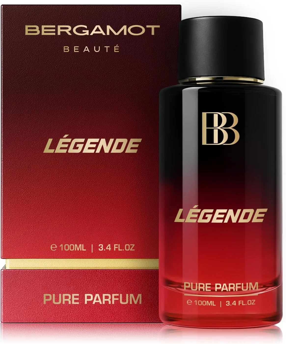 عطر خالص برگاموت بوته LEGENDE | برگاموت، چوبی و عود | ماندگاری طولانی بیش از 12 ساعت برای آقایان | غلظت بالاتر از ادو پرفیوم 100 میلی لیتر
