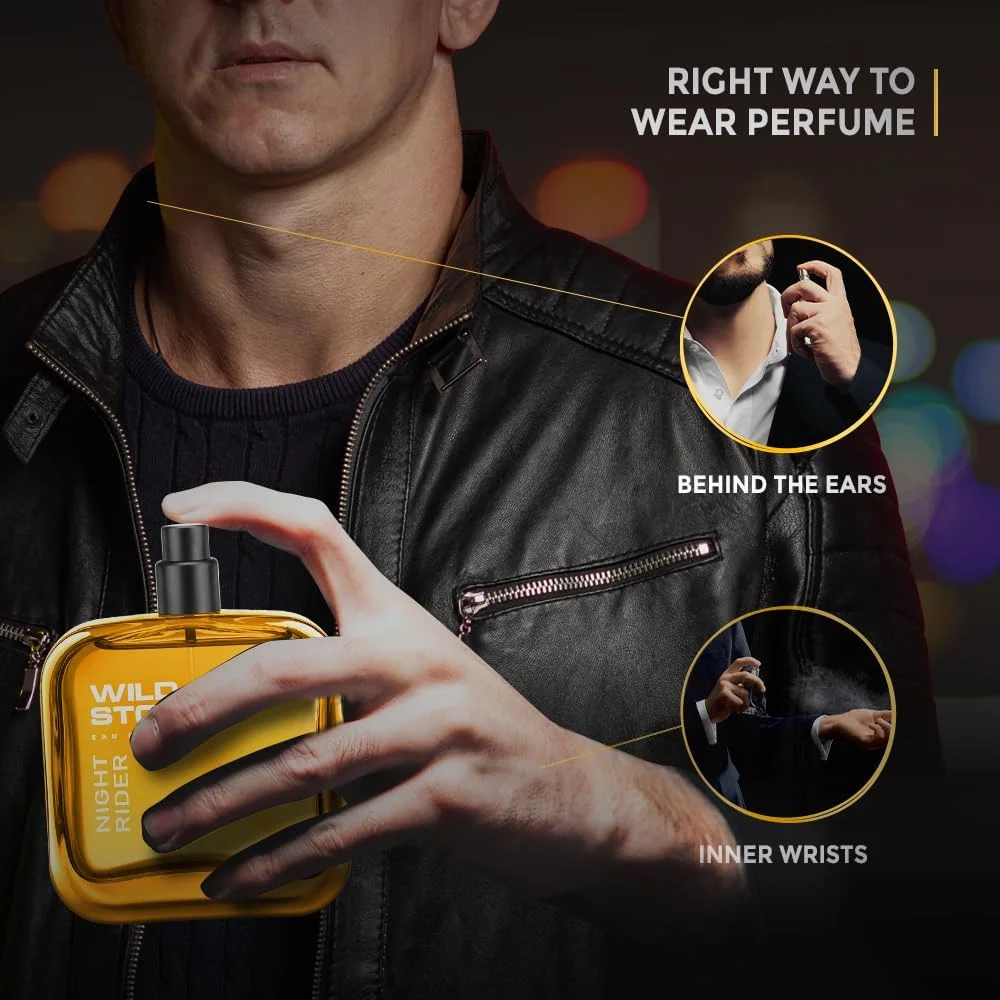 ادکلن مردانه وایلد استون نایت رایدر، 100 میلی لیتر | ادو پرفیوم | ماندگاری بالا | عطر ممتاز