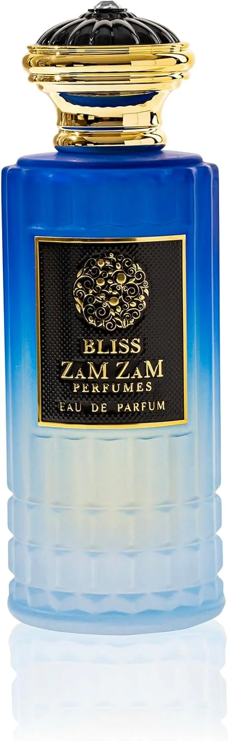 Zamzam Bliss Perfume 100ml – Luxurious Unisex Eau de Parfum | Long-Lasting Oriental Vanilla Scent Infused with Saffron, Bulgarian Rose, White Musk & Warm Spices | Premium Fragrance Gift