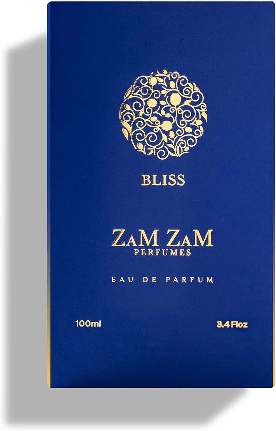 Zamzam Bliss Perfume 100ml – Luxurious Unisex Eau de Parfum | Long-Lasting Oriental Vanilla Scent Infused with Saffron, Bulgarian Rose, White Musk & Warm Spices | Premium Fragrance Gift