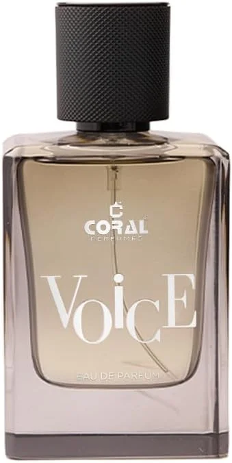ادکلن مردانه Coral Voice | رایحه لوکس و ماندگار | رایحه ای ظریف از مرکبات، گل ها و چوب با آکوردهای مشک و عنبر ادو پرفیوم - 100 میلی لیتر | ساخت دبی توسط Coral Perfumes