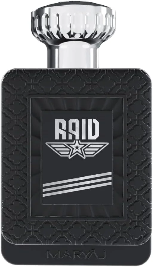 ادکلن مردانه ماریج RAID، 100 میلی لیتر، رایحه مرکباتی-معطر-چوبی، با نت های ترنج-اسطوخودوس-کهربا