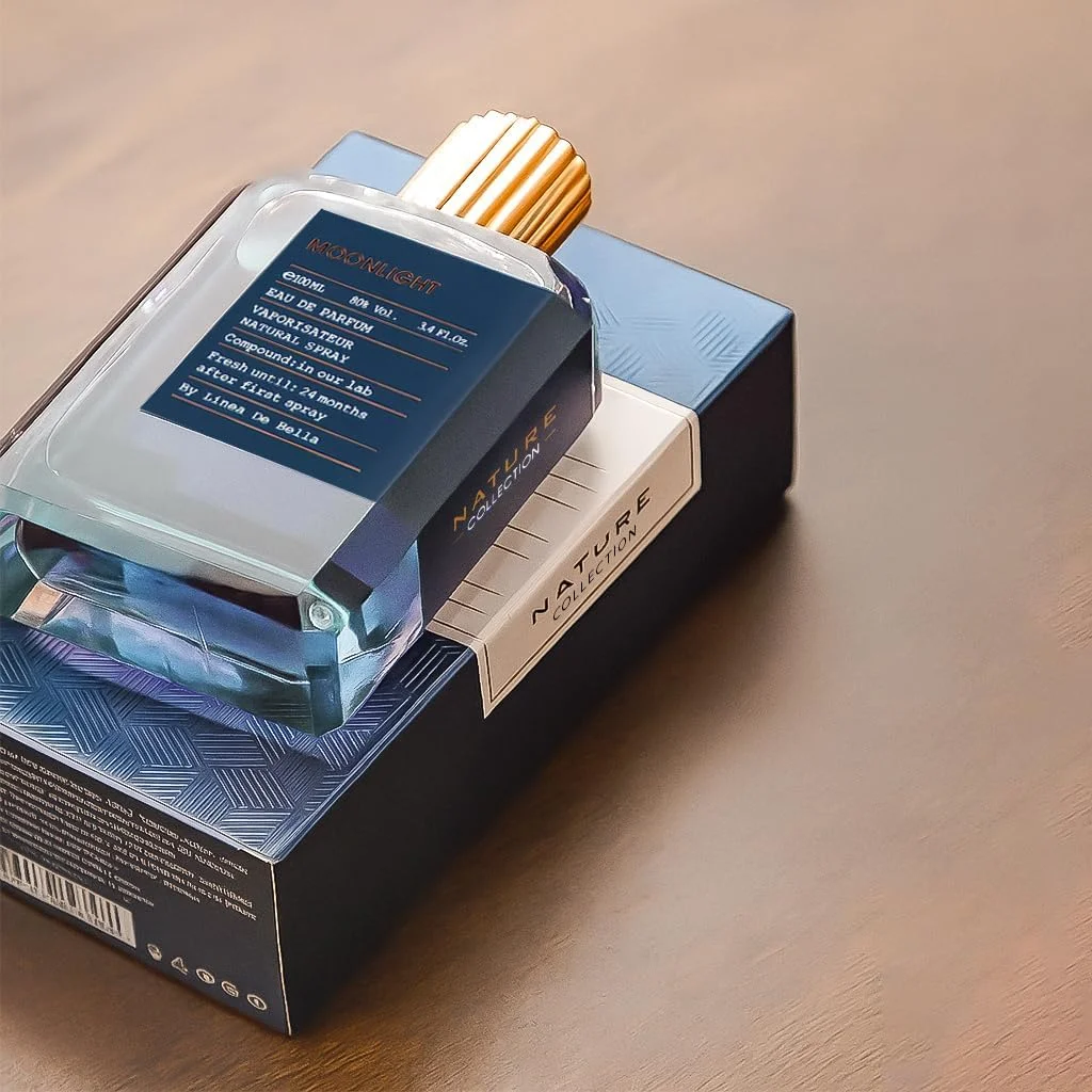 ادو پرفیوم مردانه Nature Collection Moonlight حجم 100 میلی لیتر | عطر ماندگار برای مردان | رایحه وانیل شیرین و کهربا با نت های آروماتیک