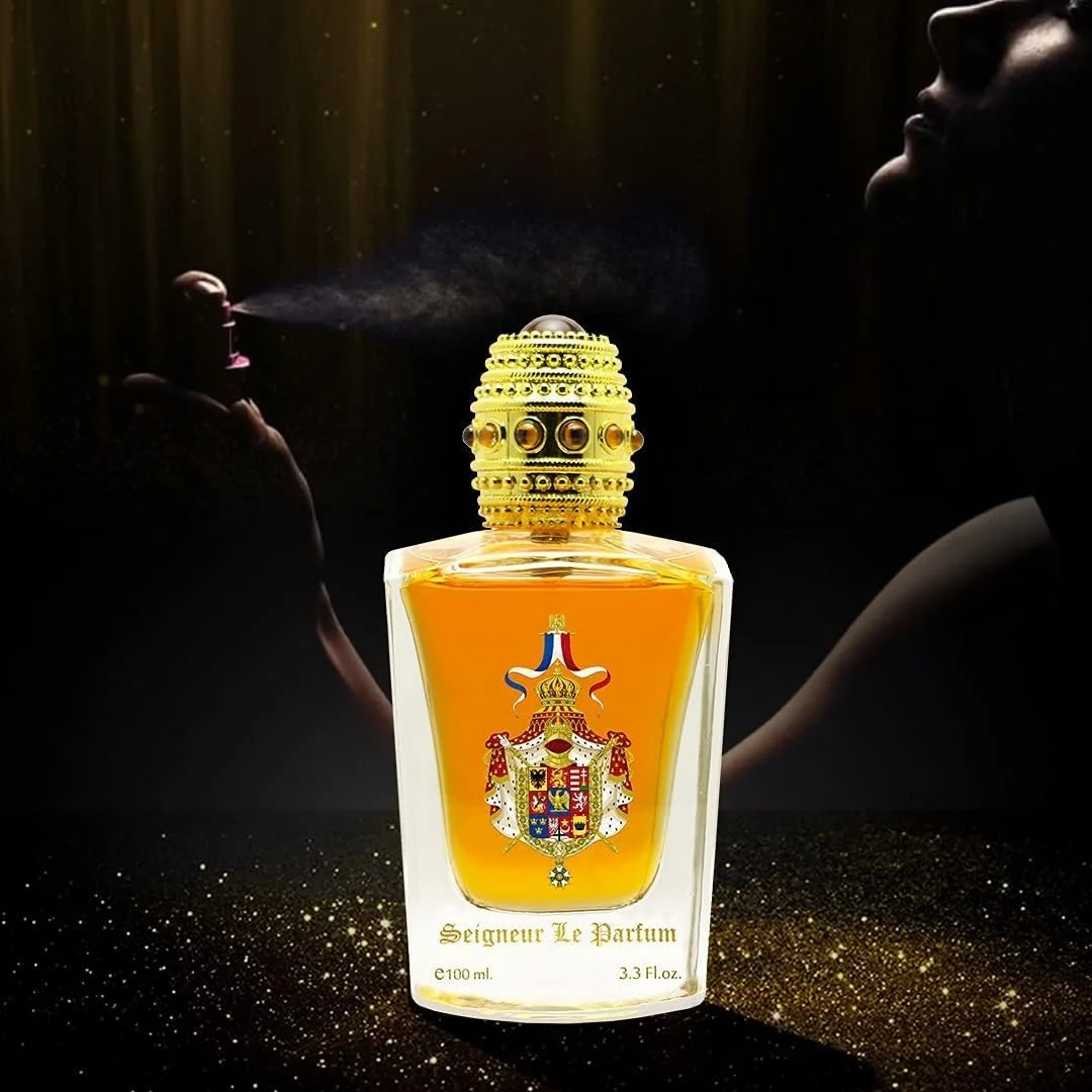 ادکلن مردانه Seigneur Le Eau de Homme Niche، رایحه شرقی قوی برای زوج ها، ست هدیه عطر، اسپری بدن با ماندگاری طولانی، محافظت از بو Eitr (100 میلی لیتر)