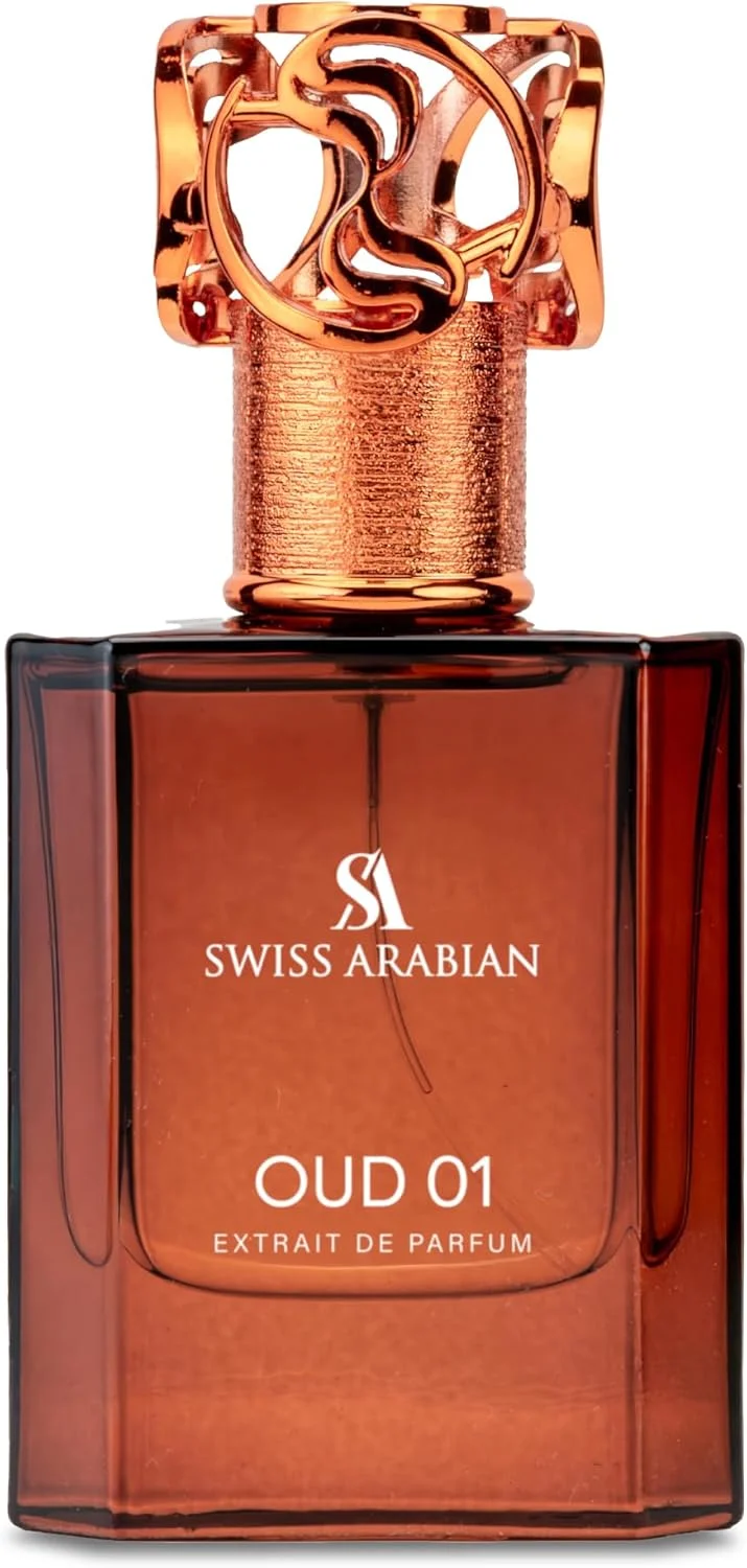 عطر سوییس عربین عود 01 اکستریت د پرفیوم، 50 میلی لیتر، عطر با کیفیت عالی، رایحه ای مشترک بین زنانه و مردانه، گلی، عود، ترکیبی لوکس برای بانوان و آقایان