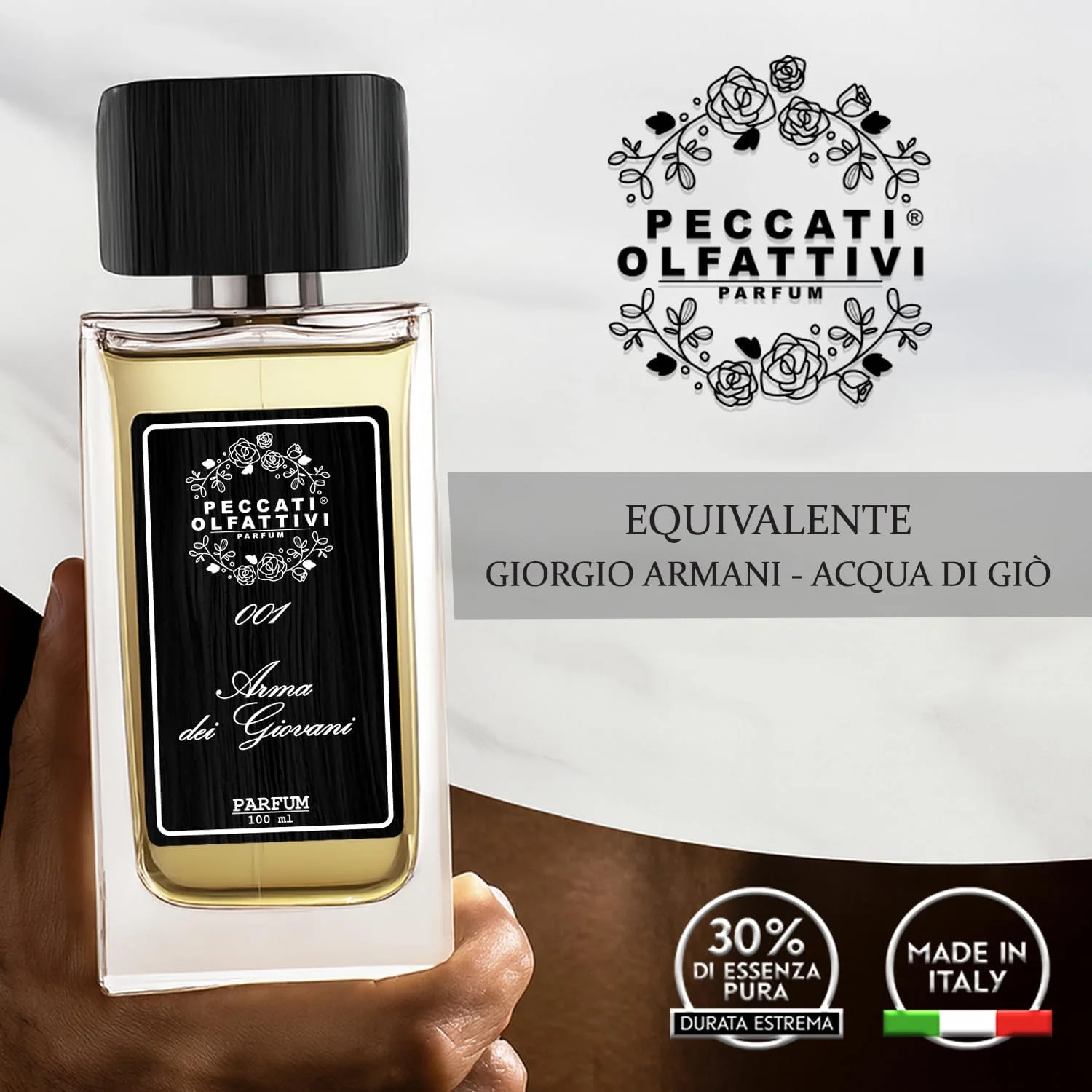 عطر مردانه N.01 معادل آکوا دی جیو – عطر مردانه ماندگار با 30% اسانس خالص، رایحه مشابه عطر اصلی با ماندگاری طولانی و مقاوم 100 میلی لیتر