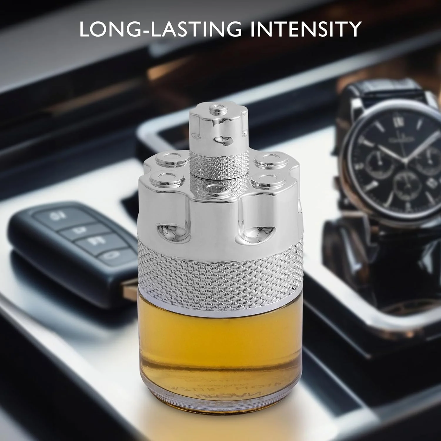 ادکلن مردانه آزورا نویر - رایحه چوبی و تند - انتخاب ماندگار برای استفاده روزانه - رایحه های لیمو، زنجبیل نیجریه، نعناع با طراوت و اسطوخودوس - بطری شیک 100 میلی لیتری