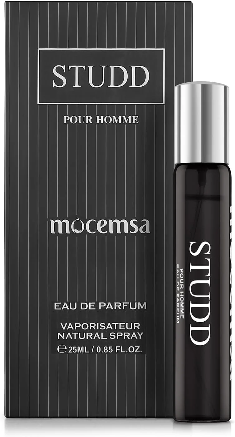 ادکلن مردانه Mocemsa Studd Pour Homme با ماندگاری بالا، عطر لوکس EDP، بسته مسافرتی، ساخت اسپانیا، 25 میلی لیتر