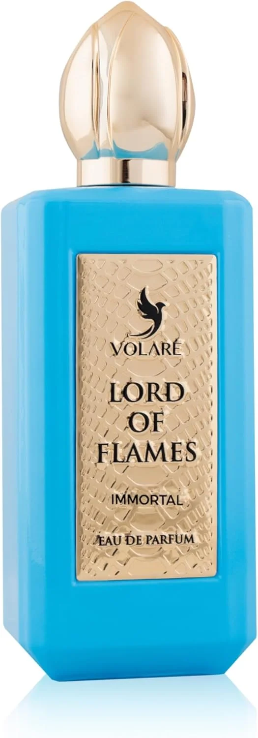 ادکلن مردانه Volare Lord of Flames Immortal - حجم 100 میلی لیتر | رایحه انبه و عود تند و چوبی، ماندگاری طولانی