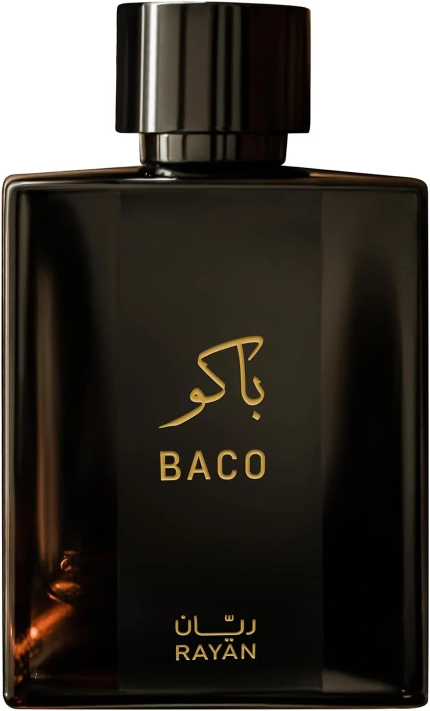 ادکلن مردانه رایان باکو - چرم و تنباکو، ۱۰۰ میلی لیتر، ادو پرفیوم با ماندگاری طولانی، عطر عربی با رایحه چرم، تنباکو، ادویه جات، نعناع هندی، زعفران و وتیور - هدیه ای جسورانه برای آقایان