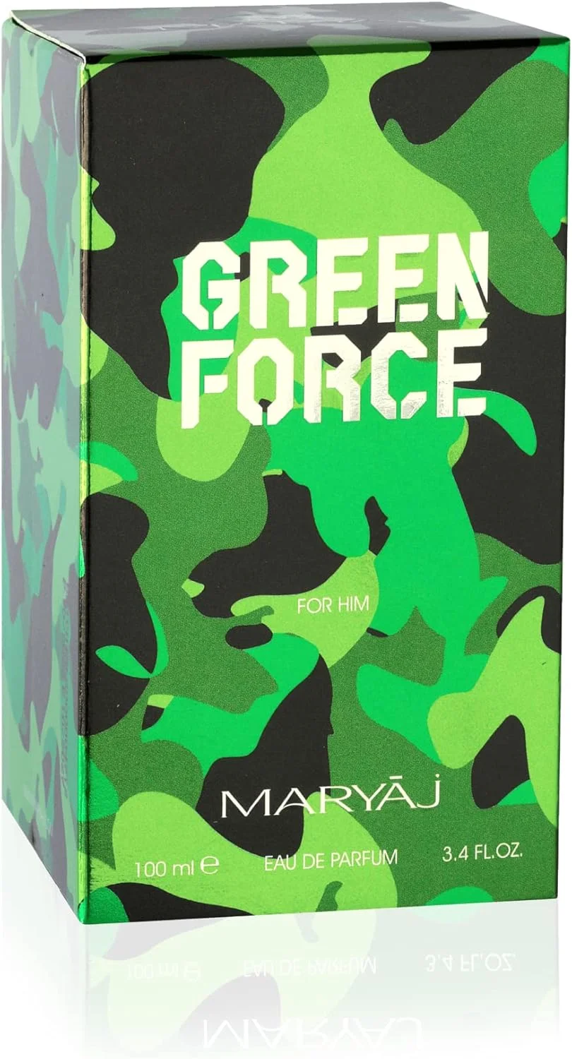 ادکلن مردانه گرین فورس از مریج پرفیومز - ادو پرفیوم ۱۰۰ میلی لیتر