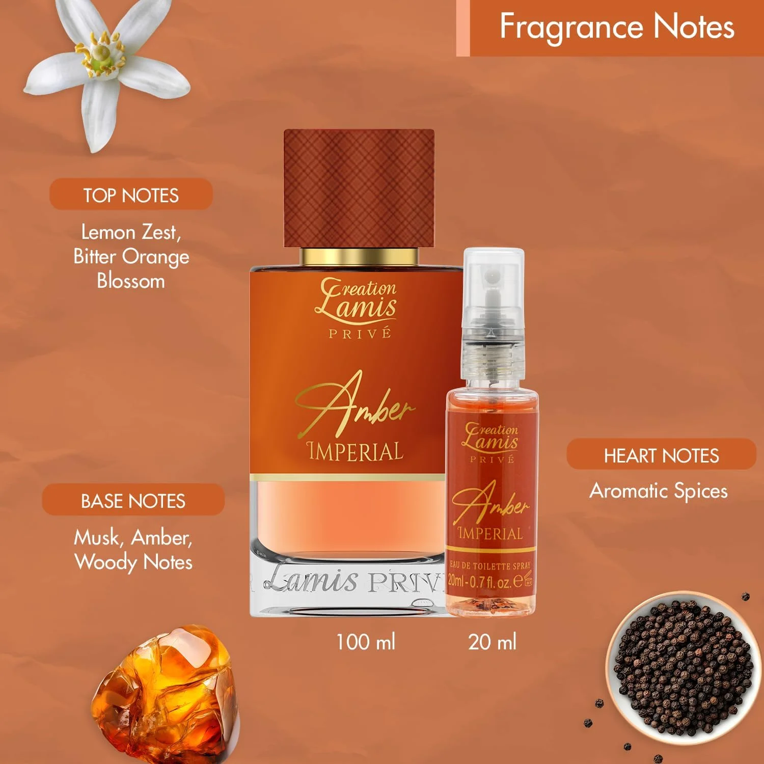 ست هدیه ادو پرفیوم مردانه Creation Lamis Privé مدل 4x20ml - Cuir Ultime, Tabac Aromatique, Amber Imperial, Oud Magique | رایحه های ماندگار کهربا، مرکبات، چوبی و چرم ست هدیه ادو پرفیوم مردانه Creation Lamis Privé مدل 4x20ml - Cuir Ultime, Tabac Aromatique, Amber Imperial, Oud Magique | رایحه های ماندگار کهربا، مرکبات، چوبی و چرم