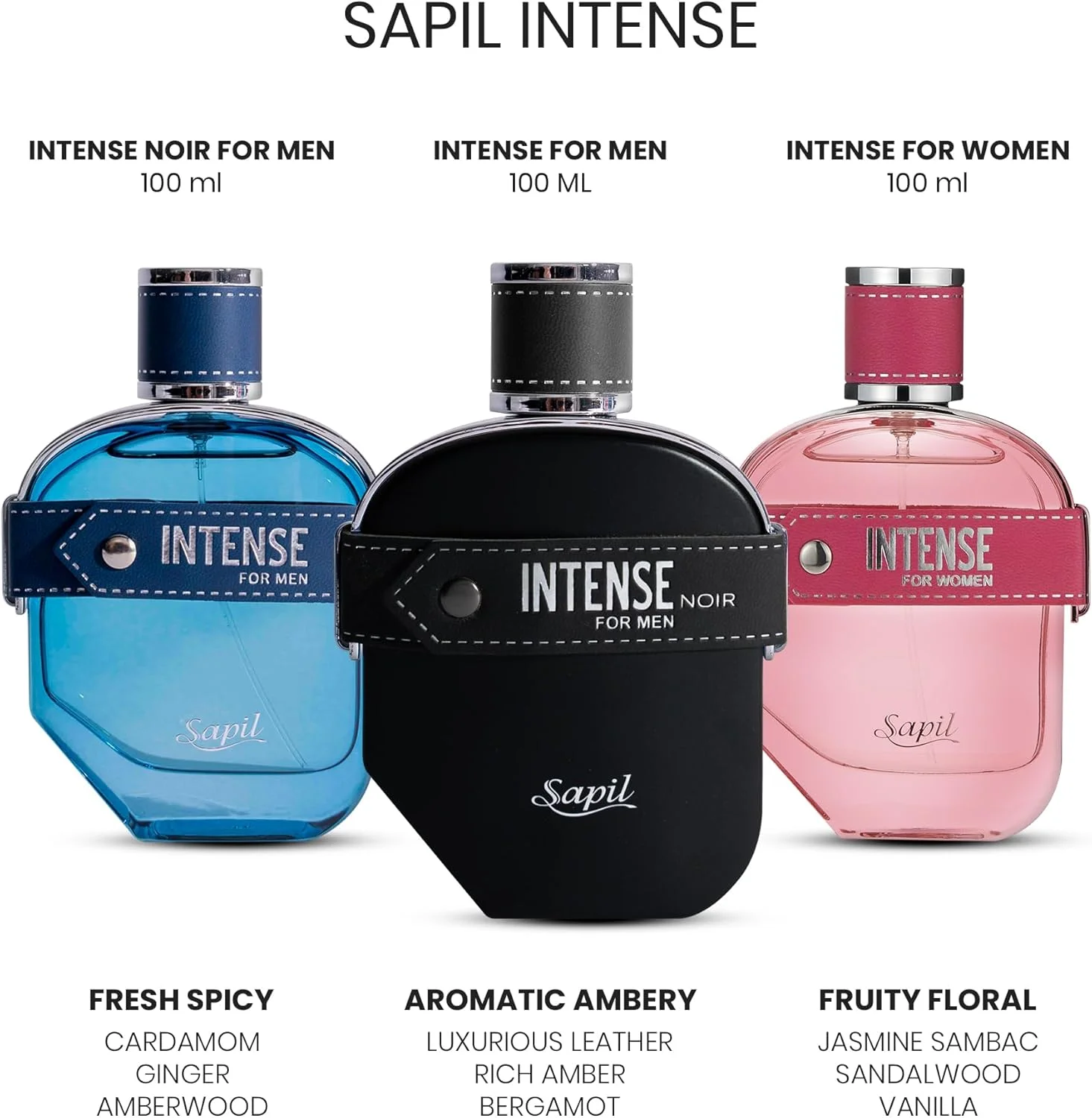 ادکلن مردانه ساپیل مدل Intense Noir حجم 100 میل، عطر لوکس مقرون به صرفه، رایحه کهربایی معطر با نت های لیمو، توس و ترنج، عطرهای ترکیبی جسورانه برای مردان ادکلن مردانه ساپیل مدل Intense Noir حجم 100 میل، عطر لوکس مقرون به صرفه، رایحه کهربایی معطر با نت های لیمو، توس و ترنج، عطرهای ترکیبی جسورانه برای مردان