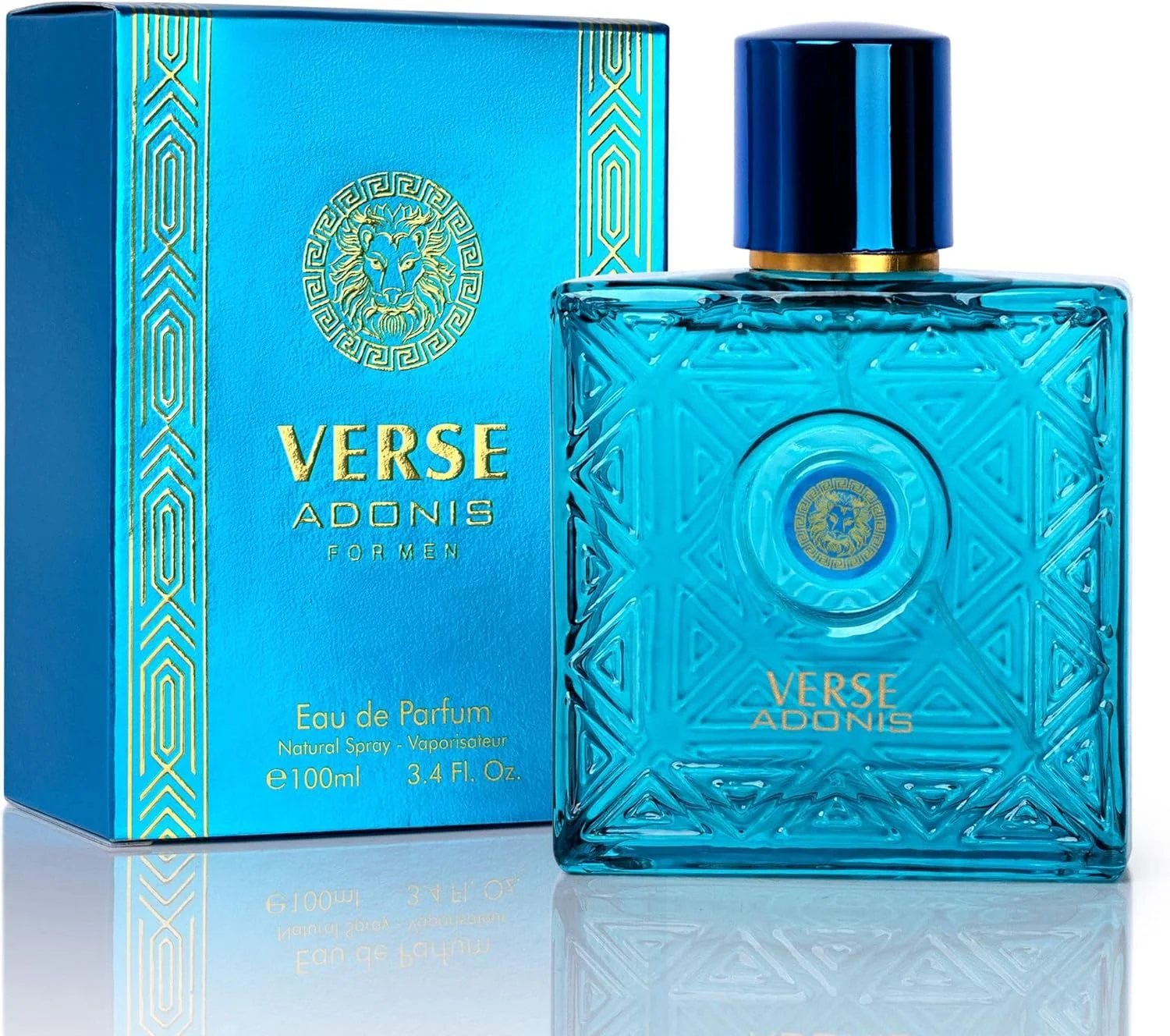 ادکلن مردانه NovoGlow Verse Adonis Eau De Parfum حجم 100 میلی لیتر - ترکیبی با طراوت از رایحه های چوبی، گلی و میوه ای - رایحه مردانه ماندگار در تمام طول روز - هدیه ای برای هر مناسبت