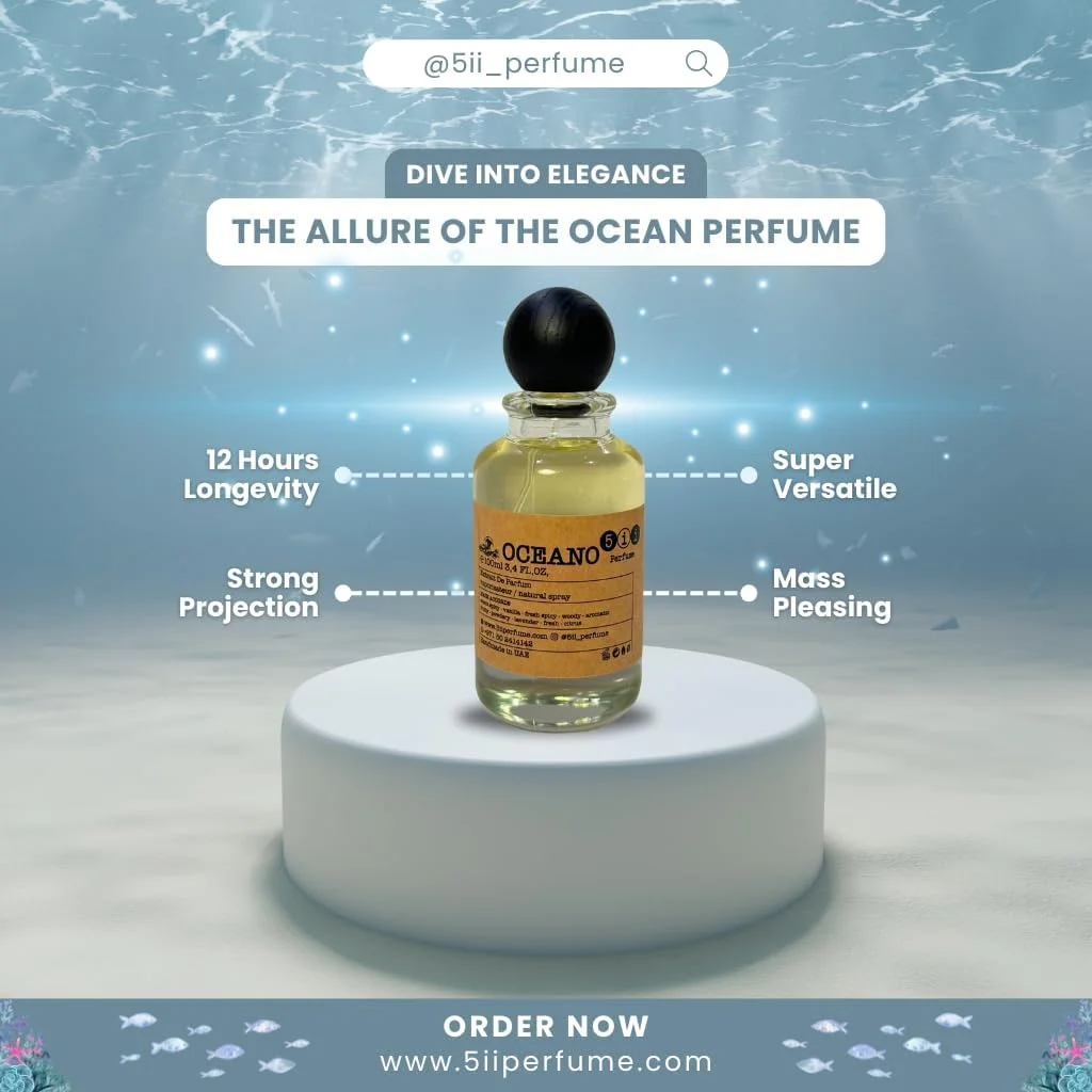 اوسیانو بای 5ii پرفیوم – ذات لوکس مردانه - أوشيانو – عطر لوکس برای آقایان و بانوان
