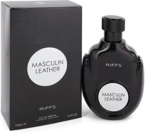ادکلن چرمی مردانه Riiffs، اسپری طبیعی، ادو پرفیوم 100 میلی لیتر، عطر با کیفیت ممتاز یونیسکس، رایحه وارداتی طراحی شده در دبی (امارات متحده عربی)