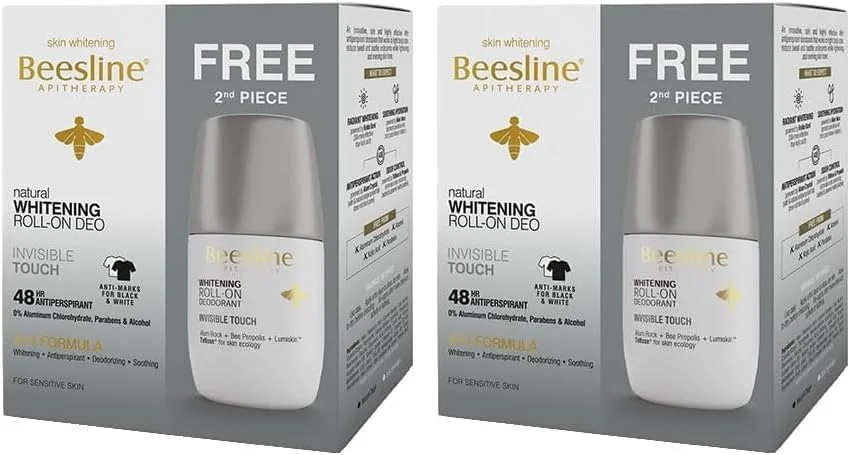 رول ضد تعریق روشن کننده پوست Beesline Invisible Touch با رایحه ملایم 50 میلی لیتر (دو عدد)