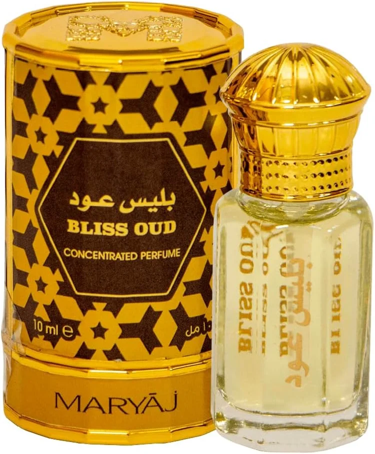 روغن عطر غلیظ ماریج بلیس عود، унисекс، بدون الکل، 10 میلی لیتر، رایحه ماندگار