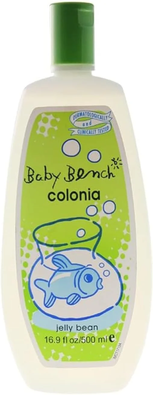 ادکلن کودک بنچ با رایحه آبنبات ژله ای - رایحه ای شیرین و شاداب - ادکلن ملایم برای نوزادان - ماندگاری طولانی - تست شده از نظر پوستی و بالینی - 500 میلی لیتر