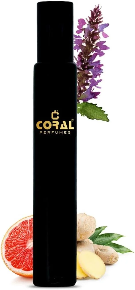 عطر روغنی رولی تایگر унисекс | رایحه مرکبات، کهربا و مشک | عطر متمرکز بدون الکل از فرانسه - 10 میلی لیتر | رایحه تازه و ماندگار از Coral Perfumes