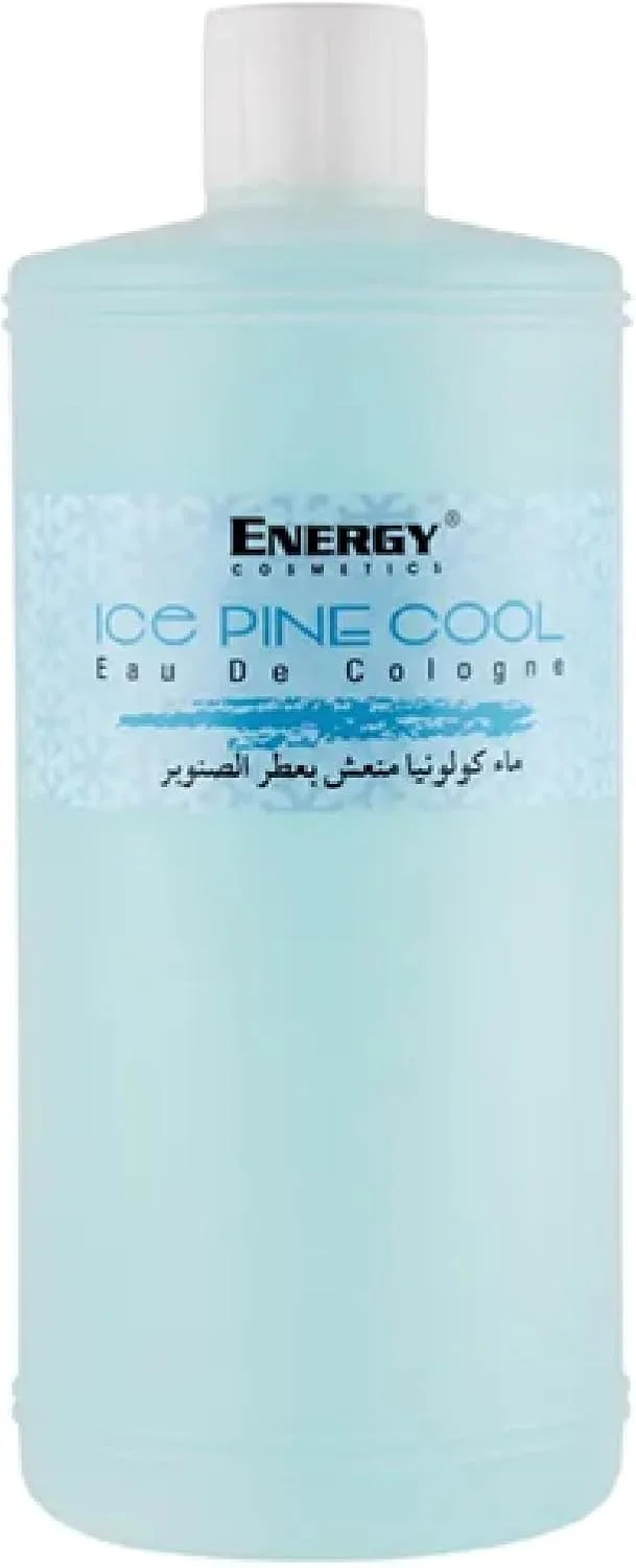 ادکلن خنک کننده با رایحه کاج یخی انرژی کازمتیکس - 1000 میلی لیتر، افترشیو با خواص ضد التهابی، تنگ کننده منافذ و طراوت بخش - ایده آل برای مراقبت از پوست بعد از اصلاح