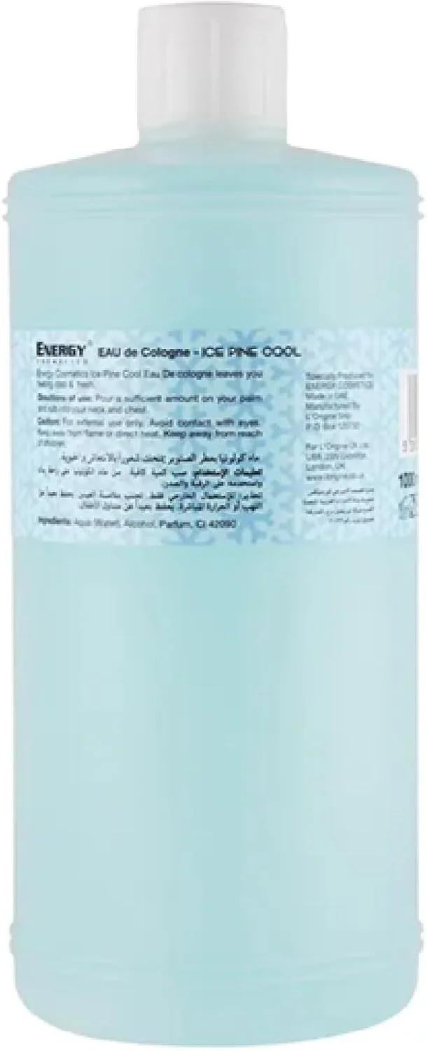 ادکلن خنک کننده با رایحه کاج یخی انرژی کازمتیکس - 1000 میلی لیتر، افترشیو با خواص ضد التهابی، تنگ کننده منافذ و طراوت بخش - ایده آل برای مراقبت از پوست بعد از اصلاح ادکلن خنک کننده با رایحه کاج یخی انرژی کازمتیکس - 1000 میلی لیتر، افترشیو با خواص ضد التهابی، تنگ کننده منافذ و طراوت بخش - ایده آل برای مراقبت از پوست بعد از اصلاح