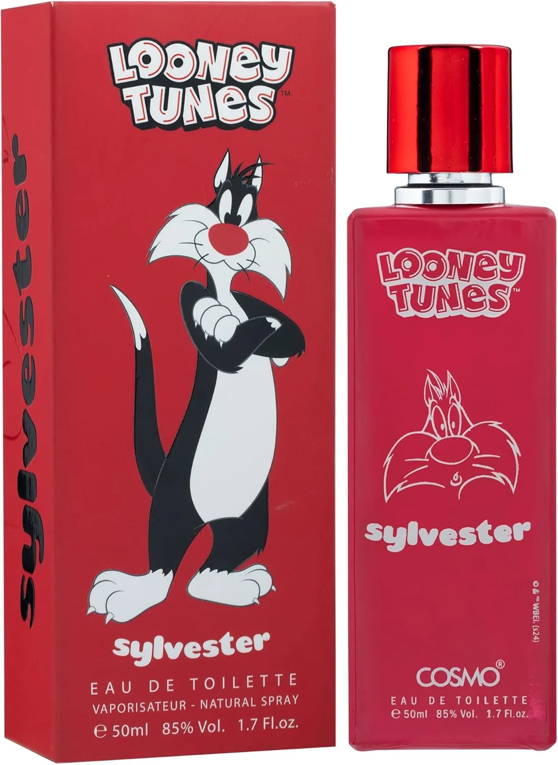 ادکلن کودکانه کوزمو پرفیوم WB لونی تونز سیلوستر ادو تویلت 50 میلی لیتر، عطر کودک