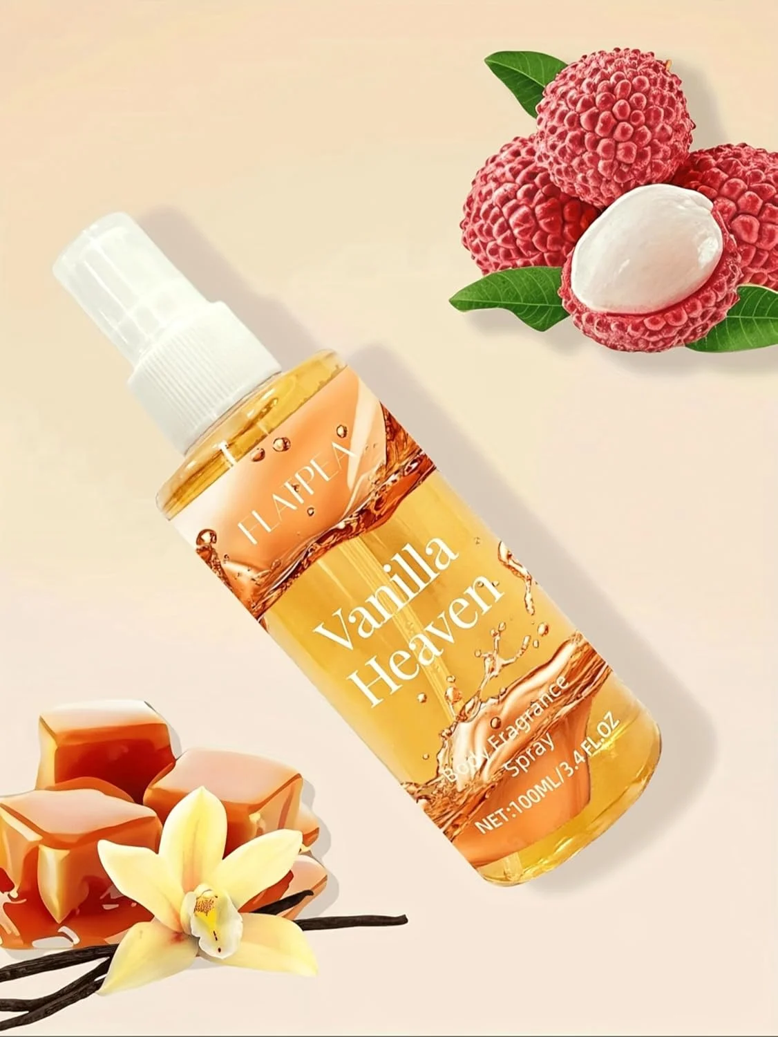 اسپری خوشبو کننده بدن وانیل هِون، ۱۰۰ میلی لیتر، رایحه ملایم ماندگار، بدون الکل